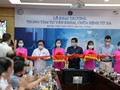 Lễ Khai trương Trung tâm tư vấn, khám chữa bệnh từ xa tại BV Nội tiết Trung ương. Ảnh: BVCC