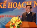Nhiệm vụ quan trọng nhất của VNPT trong năm 2015 là tổ chức thực hiện tái cơ cấu thành công, Bộ trưởng Bộ TT&TT Nguyễn Bắc Son nhấn mạnh. Ảnh: VGP/Hiền Minh 