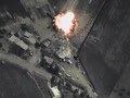 Một cuộc không kích của máy bay Nga ở Syria hôm 3/10. Ảnh: Guardian