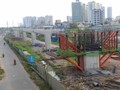 Dự án xây dựng tuyến metro Bến Thành - Suối Tiên đoạn qua địa bàn Q.2, Q.Thủ Đức ngày 9.11 - Ảnh: Diệp Đức Minh