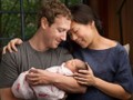 Mark Zuckerberg và vợ - Priscilla Chan cùng con gái vừa chào đời. Ảnh: Mark Zuckerberg