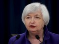 Bà Janet Yellen, chủ tịch FED, tại cuộc họp báo hôm 16-12. Ảnh: Reuters