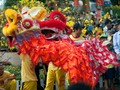Múa lân ngày tết - Ảnh: Sơn Khôi