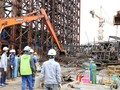 Hiện trường vụ sập giàn giáo Formosa