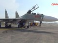 Tiêm kích Su-30MK2 tại Nhà máy A32, Đà Nẵng - Ảnh: clip QPVN