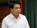 Chủ tịch TP Hà Nội Nguyễn Đức Chung khẳng định “chúng tôi khuyến khích các nhà đầu tư để xây dựng và phát triển thành phố nhưng không khuyến khích các chủ đầu tư sai phạm”