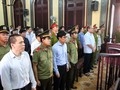 Các bị cáo trong đại án VNCB tại phiên tòa sáng 25.7.
