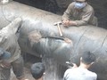 Một vụ vỡ đường ống nước sông Đà