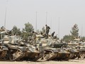 Xe tăng lực lượng quân sự Thổ Nhĩ Kỳ trên vùng biên giới Syria