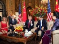 Màn chào hỏi tại phòng khách của ông Trump - ông Tập 