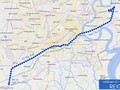 Bản đồ minh họa tuyến BRT số 1 của TP.HCM
