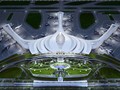 Phương án hoa sen cách điệu được chọn làm phương án thiết kế kiến trúc sân bay Long Thành. Ảnh: ACV