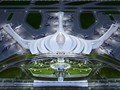 Phương án có ý tưởng từ hình ảnh hoa sen cách điệu được Tổ tư vấn kiến nghị chọn làm phương án thiết kế kiến trúc sân bay Long Thành - Ảnh: ACV