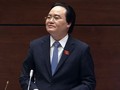 Bộ trưởng GDĐT Phùng Xuân Nhạ. Ảnh: VTV