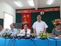 Tổ công tác của Bộ GTĐT công bố sai phạm thi THPT tại Sơn La ngày 23/7. Nguồn: Dân trí
