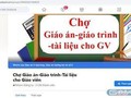 Chợ giáo án - Ảnh Giaoduc.net