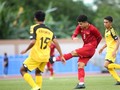 Đức Chinh đã đóng góp 4 bàn trong chiến thắng 6-0 của đội U22 Việt Nam