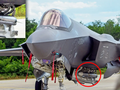 Tiêm kích F-35A của Mỹ được trang bị tên lửa AIM-120 ngay cả khi không chiến đấu (Ảnh: The Drive)