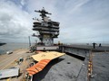 X-47B trên tàu sân bay George H.W. Bush (CVN-77). Ảnh: Business Insider