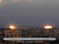 Không quân Nga, Syria không kích dữ dội chiến trường Đông Ghouta - ảnh minh họa trang Iba'a, cơ quan truyền thông Al-Qaeda Syria
