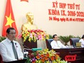Chủ tịch UBND TP Đà Nẵng Huỳnh Đức Thơ tại phiên chất vấn và trả lời chất vấn trong khuôn khổ Kỳ họp thứ 4, HĐND TP Đà Nẵng khóa IX nhiệm kỳ 2016-2021