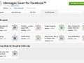 Messages Saver for Facebook cho phép bạn sao lưu lại toàn bộ tin nhắn, dễ dàng xem lại khi không có mạng hoặc phục hồi trong trường hợp lỡ tay xóa nhầm tin nhắn.