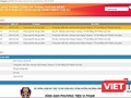Ảnh chụp màn hình trên web tra cứu vừa được CA Đà Nẵng đưa vào hoạt động