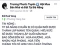 Nội dung tin đồi thất thiệt về việc Đà Nẵng tách huyện Hòa Vang thành 2 đơn vị hành chính đươc đăng trên mạng xã hội (ảnh Tấn Việt)