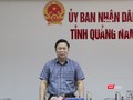 Ông Lê Trí Thanh - Chủ tịch UBND tỉnh Quảng Nam chủ trì cuộc họp các sở ban ngành liên quan đến việc mua sắm Hệ thống xét nghiệm Real - time PCR tự động diễn ra chiều 29/4.