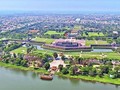 Một góc TP huế nhìn từ trên cao (ảnh thuathienhue.gov.vn