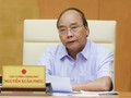 Thủ tướng Nguyễn Xuân Phúc phát biểu tại cuộc họp - Ảnh: VGP/Quang Hiếu