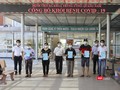 Các bệnh nhân mắc COVID-19 được Bệnh viện đa khoa Trung ương Quảng Nam cho xuất viện sáng nay