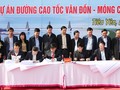 Tuyến cao tốc Vân Đồn - Móng cái có tổng chiều dài hơn 8okm/ Ảnh: baoquangninh.com.vn