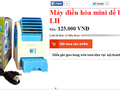Điều hòa mini để bàn đang được rao bán khá nhiều