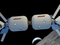 Mô hình trạm không gian hình thành từ 2 mô-đun của BSO (ảnh: Bigelow Aerospace)