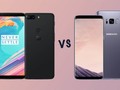 OnePlus 5T và Samsung Galaxy S8+. Nguồn: pocket-lint.com