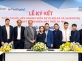 Buổi lễ ký kết giữa SkyX Solar và SAIGONTEL