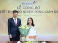 Bà Đinh Thị Huyền Thanh làm Tổng giám đốc PG Bank