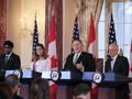 Ngoại trưởng Mỹ Mike Pompeo và Ngoại trưởng Canada Chrystia Freeland nói rằng: Trung Quốc bắt giữ trái phép 2 công dân Canada là hành vi không thể chấp nhận.