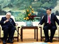 Chủ tịch Tập Cận Bình khi tiếp cựu Ngoại trưởng Mỹ Henry Kissinger đã nhắn gửi tới Donald Trump thông điệp ủng hộ ông Trump tiếp tục nắm quyền. Ảnh: Đa Chiều.