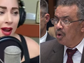 Nữ ca sĩ Lady Gaga bị cộng đồng mạng vì ủng hộ WHO và ca ngợi ông Tedros Adhanom (Ảnh: newsthud)
