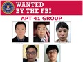 5 tin tặc Trung Quốc bị Bộ Tư pháp Mỹ khởi tố.Người ở giữa, hàng trên là Đàm Đại Lâm (Ảnh: FBI/DOJ).