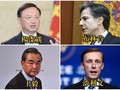 Bốn quan chức cấp cao Mỹ và Trung Quốc sẽ gặp nhau ngày 18/3 tại Alaska. Từ trên xuống dướ, trái qua phải: Dương Khiết Trì, Vương Nghị , Antony Blinken , Jake Sullivan (Ảnh: Đông Phương).