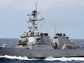 Tàu khu trục USS Curtis Wilbur (DDG-54) tiến hành hoạt động tự do hàng hải trên Biển Đông (Ảnh: HĐ7).