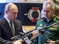 Tổng thống Nga Putin và Bộ trưởng Quốc phòng Shoigu (Ảnh: Dwnews).