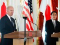 Tổng thống Mỹ Biden tuyên bố tại cuộc họp báo chung với Thủ tướng Nhật Fumio Kishida: “Nếu Bắc Kinh xâm phạm Đài Loan, Mỹ sẵn sàng sử dụng vũ lực để bảo vệ Đài Loan” (Ảnh: Thepaper).