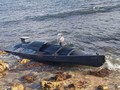 Chiếc tàu không người lái của biệt kích Ukraine bị mắc cạn gần Sevastopol tháng 9 vừa qua, được cho là loại được dùng để tấn công hôm 29/10 (Ảnh: Topwar).
