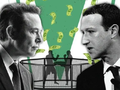 Cộng đồng mạng đang nóng lòng mong diễn ra trận tỉ thí trong lồng giữa hai đại gia công nghệ Elon Musk và Mark Zuckerberg (Ảnh: CNBeta)