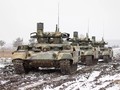 Xe yểm trợ xe tăng BMPT “Terminator” trên chiến trường Ukraine. Ảnh RG