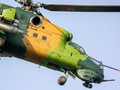 Một chiếc Mi-24V của Không quân Macedonia cất cánh bay huấn luyện ngày 6/8/ 2012. Ảnh Dcvetic.